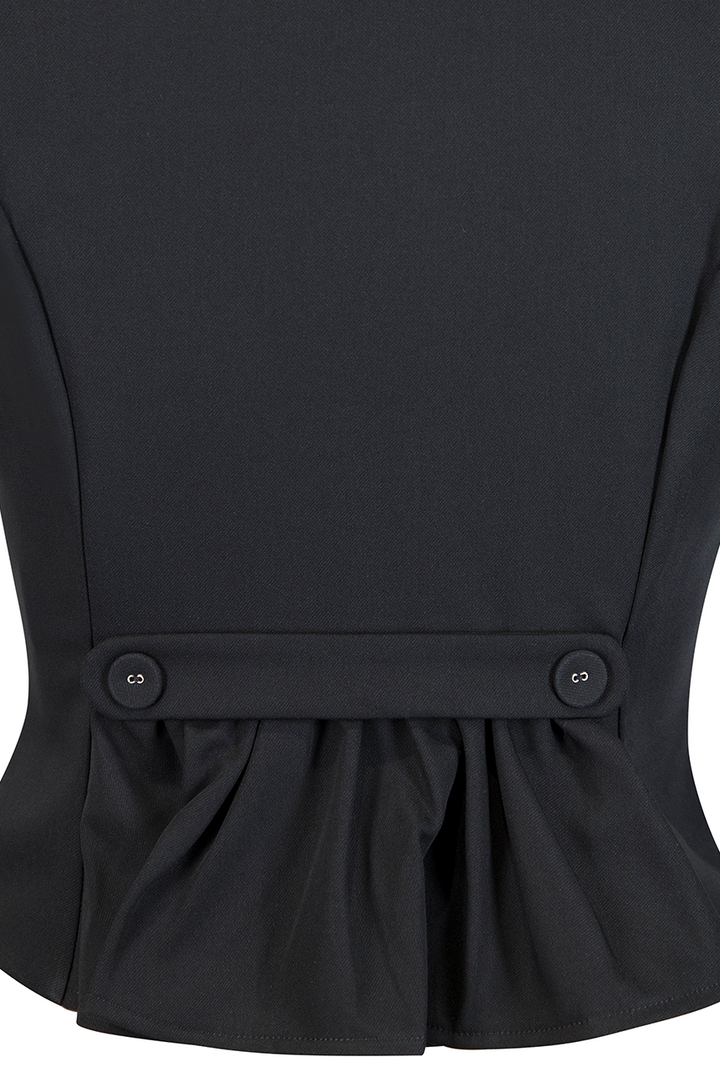 Office Affair Black Vest