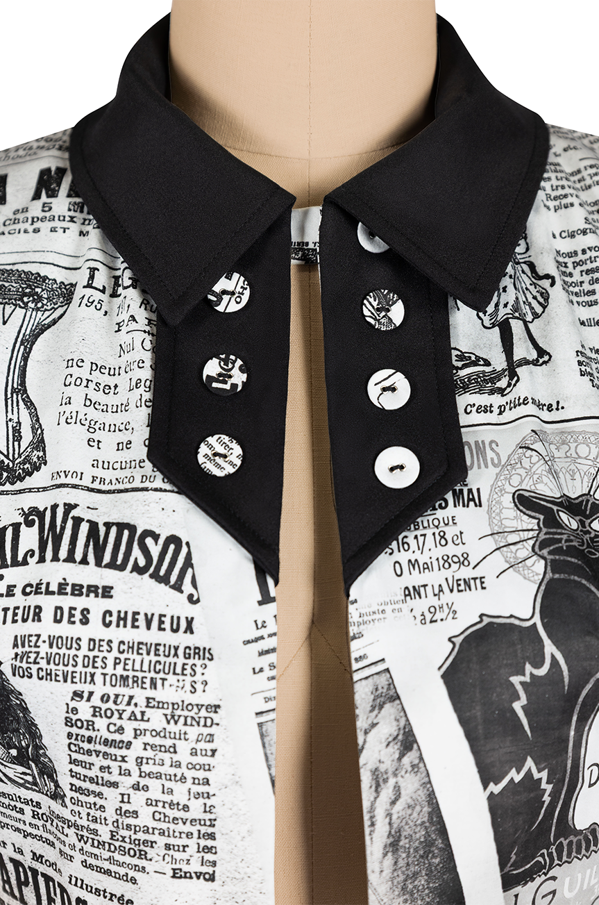 Read All About It Crop Jacket