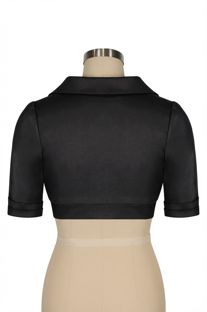 D'Amour Crop Jacket (Black)