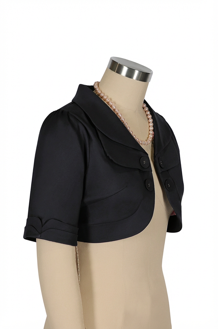 D'Amour Crop Jacket (Black)