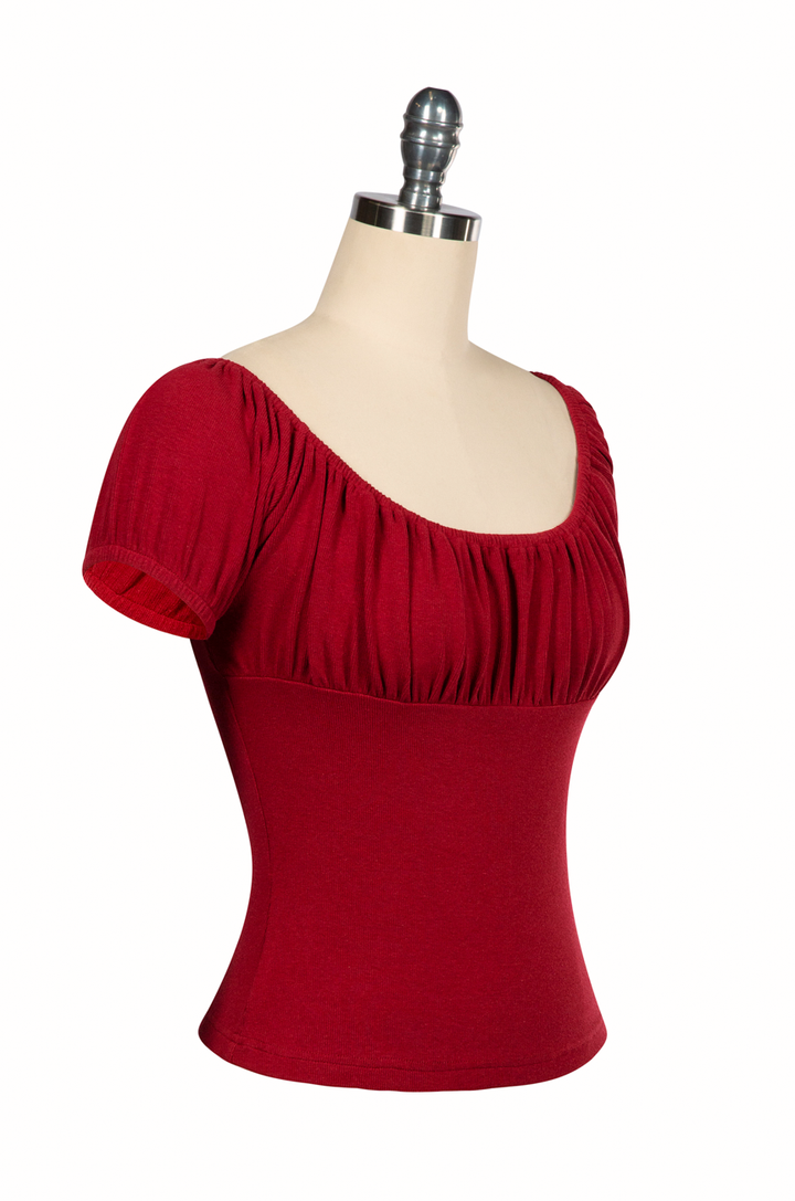 D'Amour Follies Juliette Top (Red)