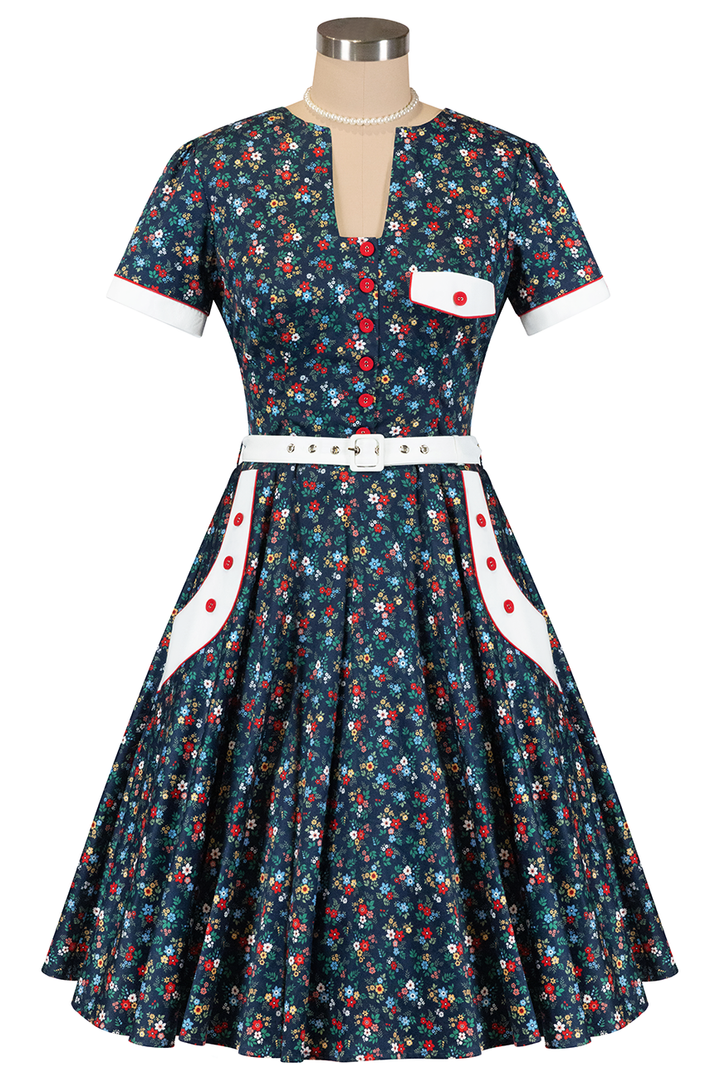 Ditsy Diner Dress