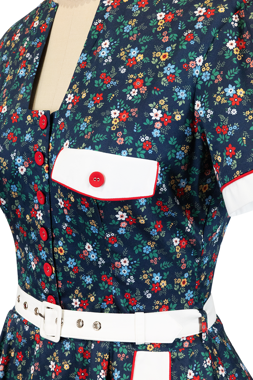 Ditsy Diner Dress