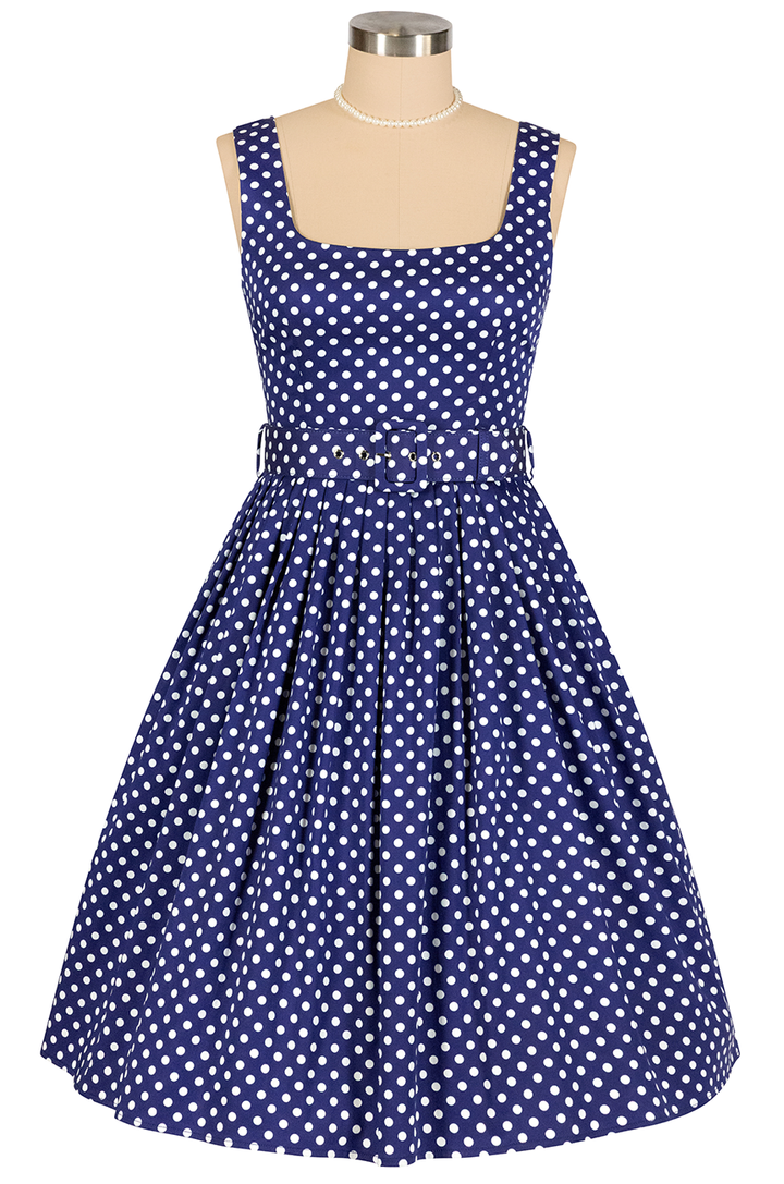 Dottie Darling Dress (Navy)