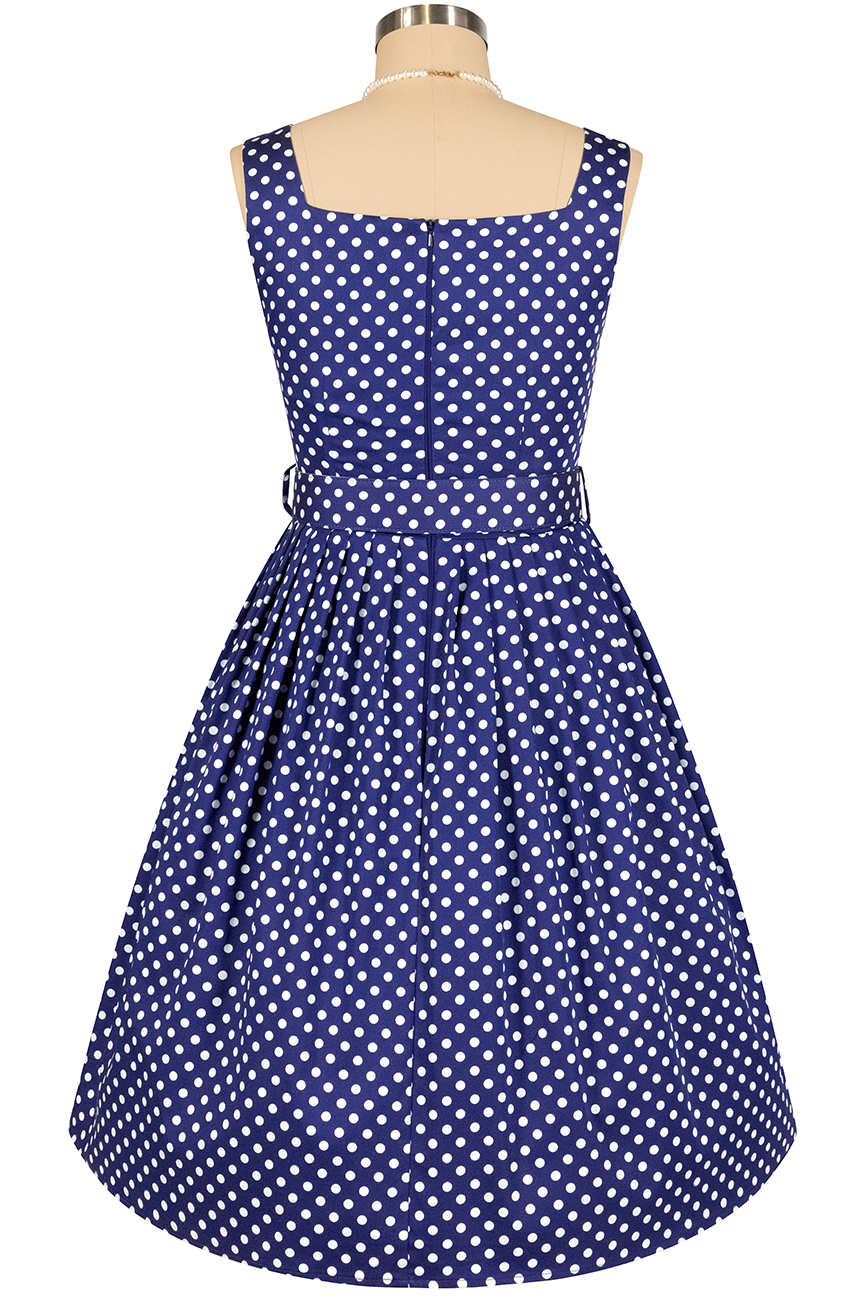 Dottie Darling Dress (Navy)