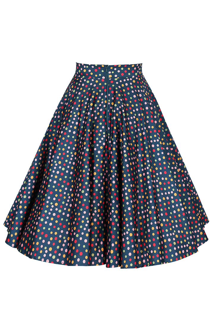 Fiorenza Circle Spot Skirt