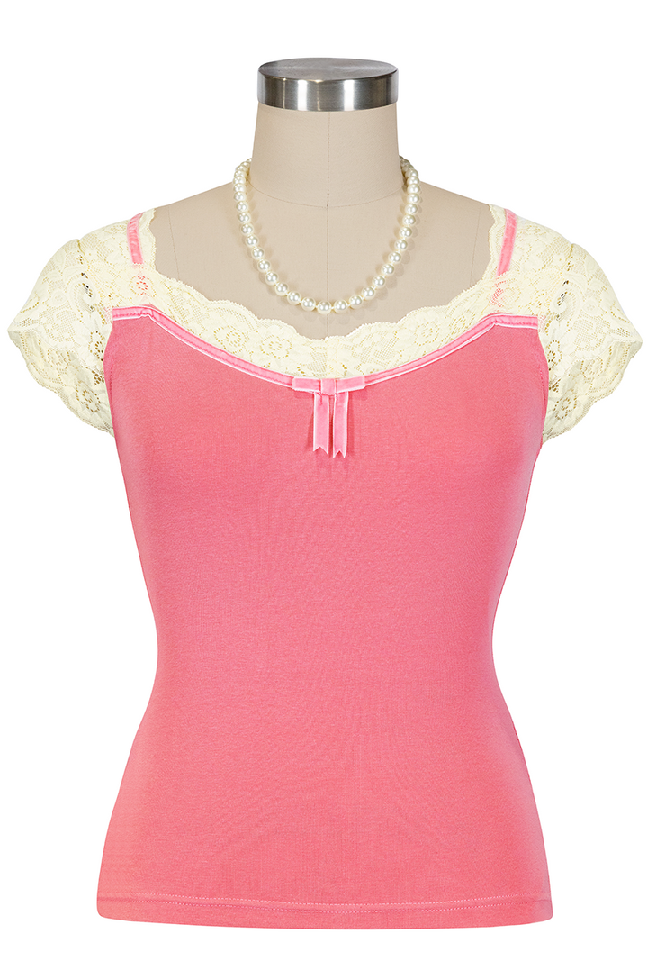 Birdsong Jersey Top (Pink)