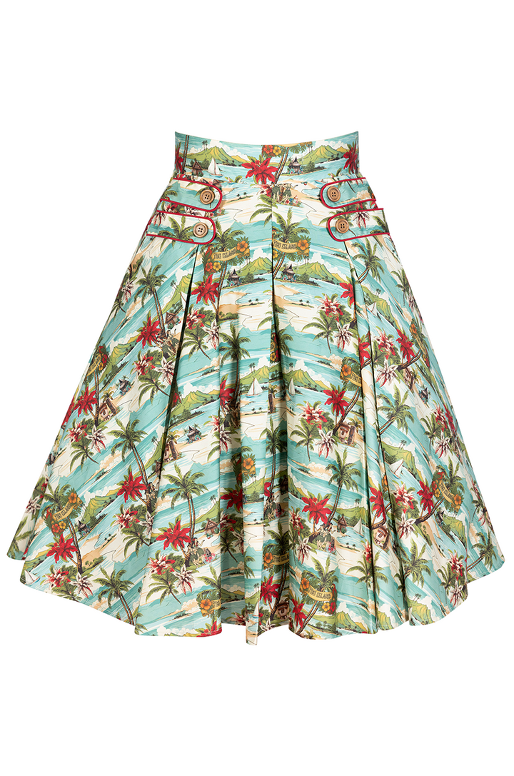 Tiki Island Full Skirt