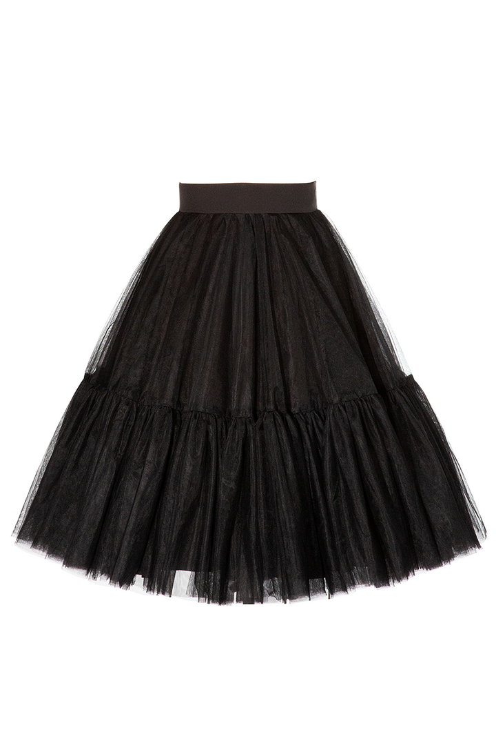 Elysian Tulle Skirt  (Black)