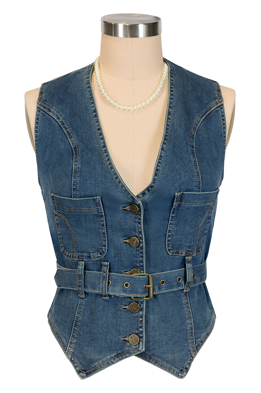 Harptree Village Denim Vest