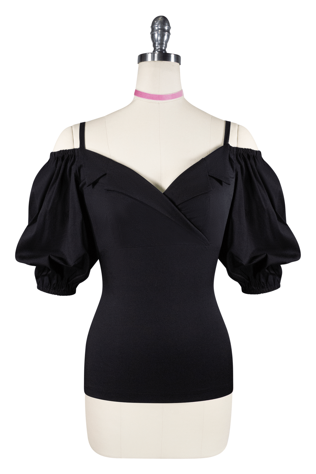 French Vacation Classic Top (Black) - Kitten D'Amour