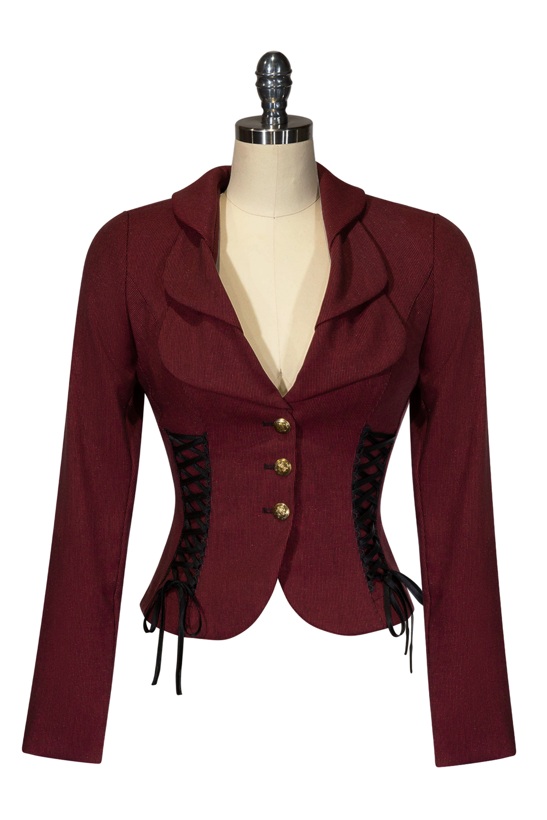 Capone Lace Up Jacket - Kitten D'Amour