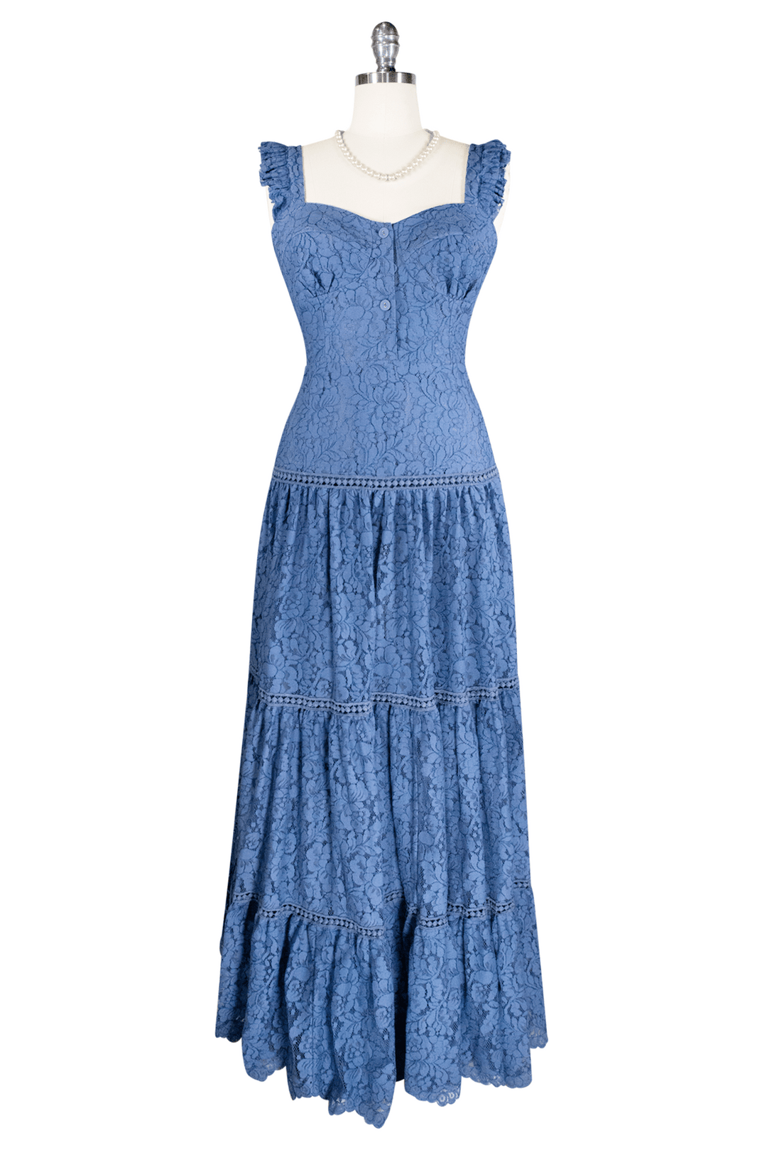 La Luna Lace Maxi Dress - Kitten D'Amour