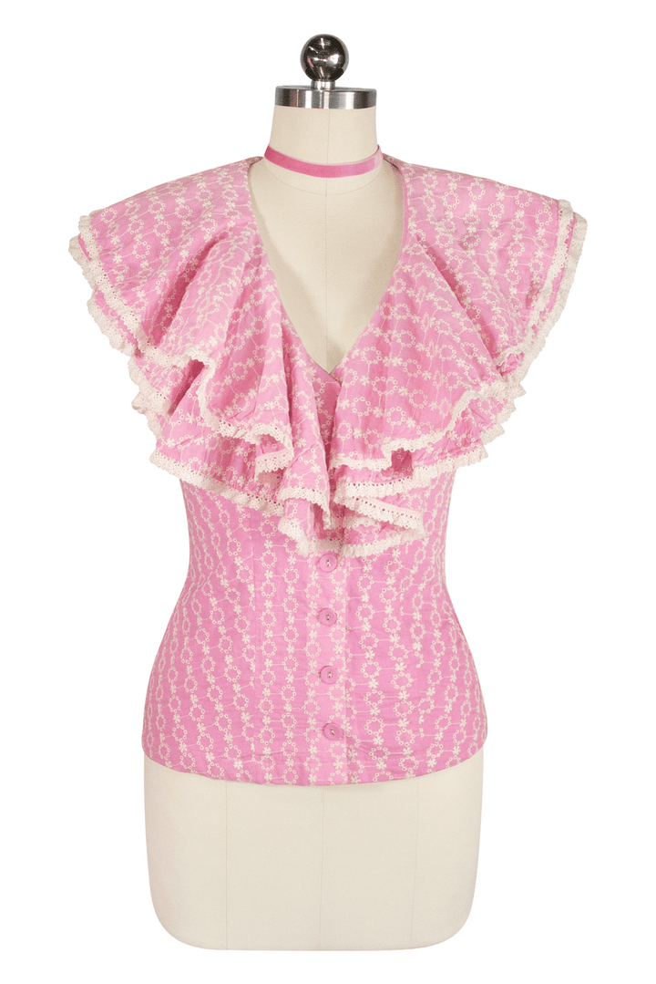 French Vacation Blouse - Kitten D'Amour