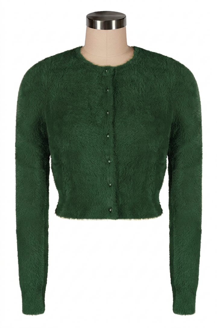 Powder Puff Cardigan (Green)