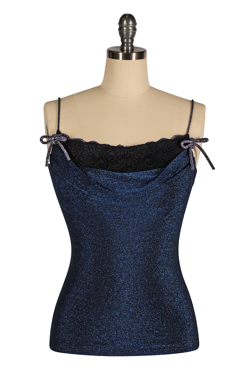 Sunset Strip Cowl Camisole (Navy)