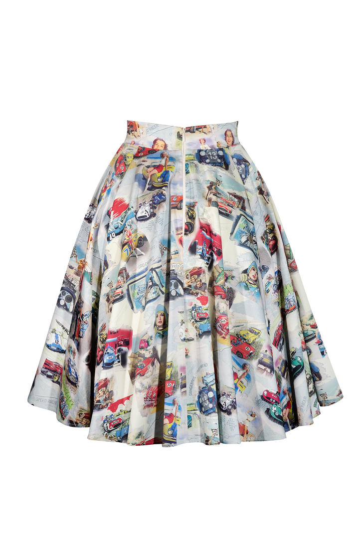 Dangerous Curves Full Circle Skirt (Print)