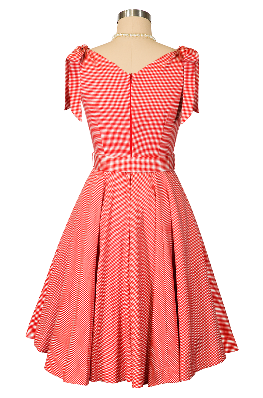 Keepsake Gingham Ruffle Bodice Dress