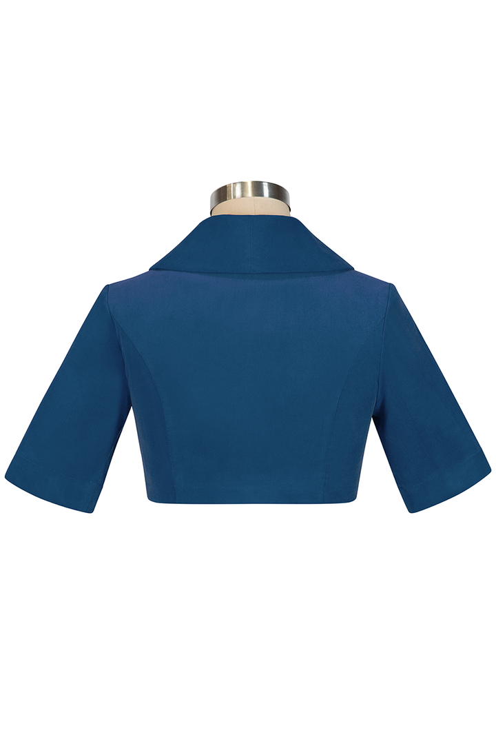 Harptree Village Crop Jacket (Blue)