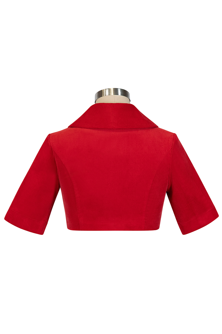 Harptree Village Crop Jacket (Red)