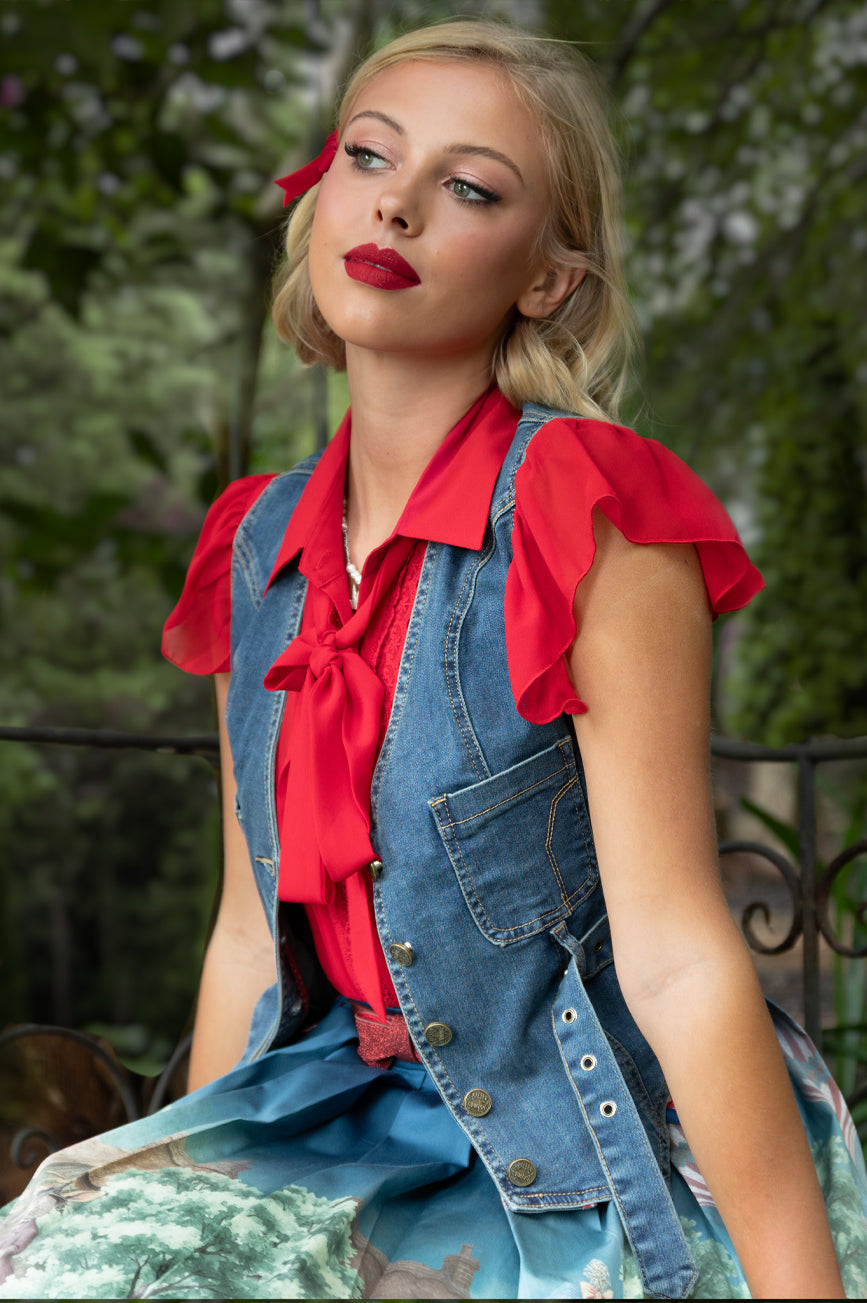 Harptree Village Denim Vest