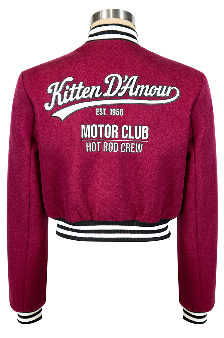 Car Club Jacket (Burgundy)