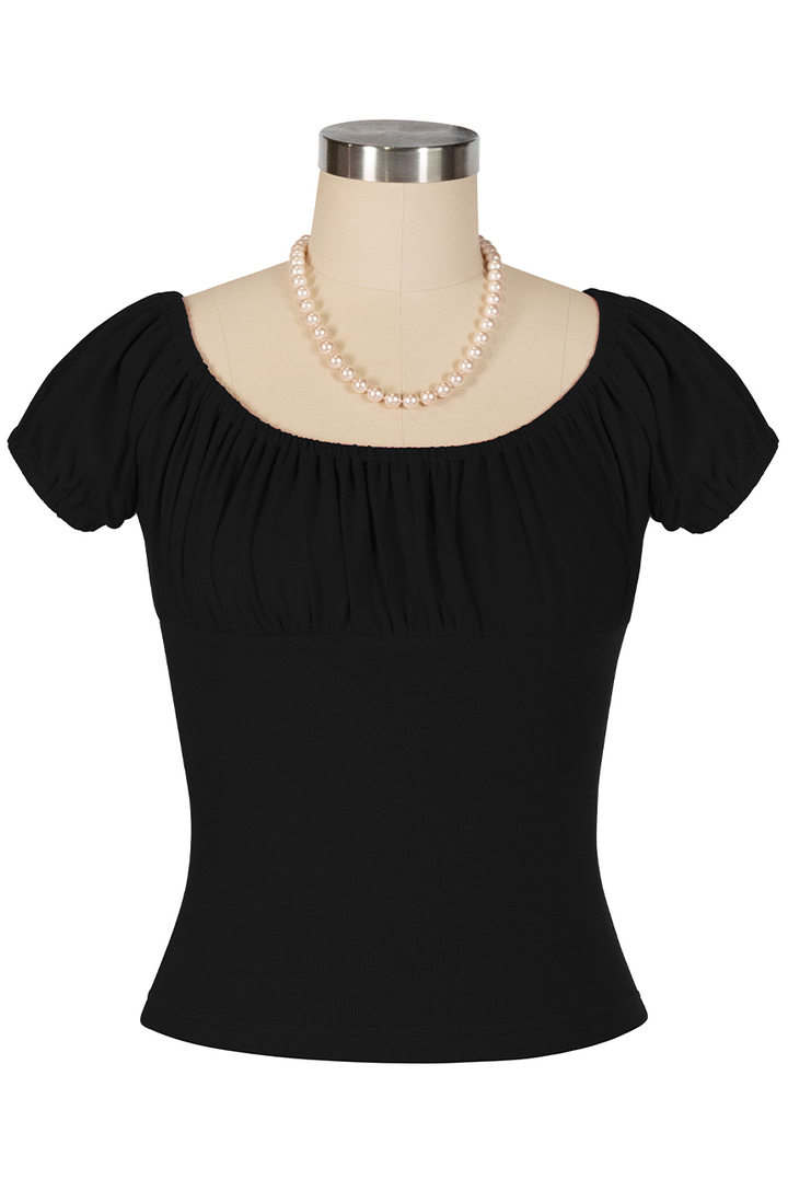 La Vita Romantica Follies Juliette Top (Black)