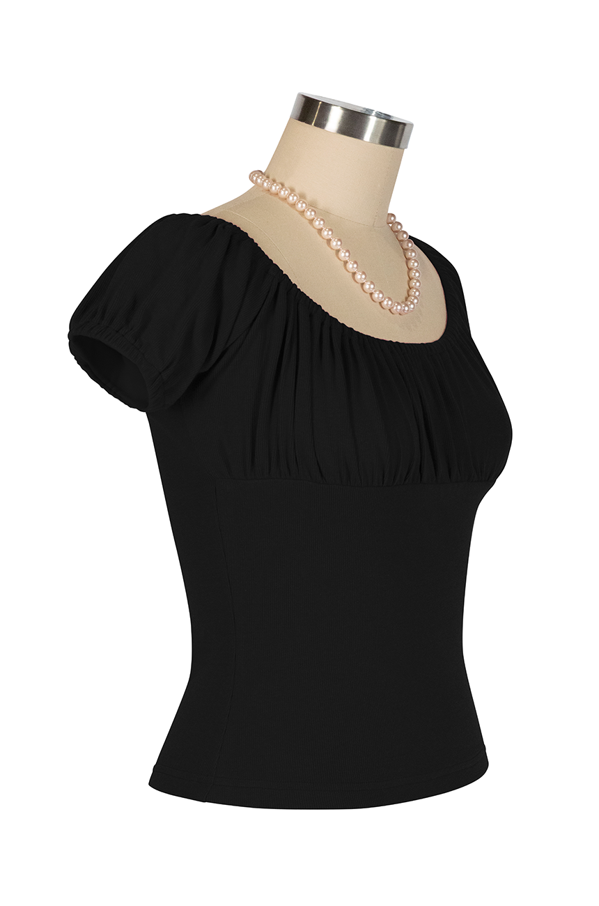 La Vita Romantica Follies Juliette Top (Black)