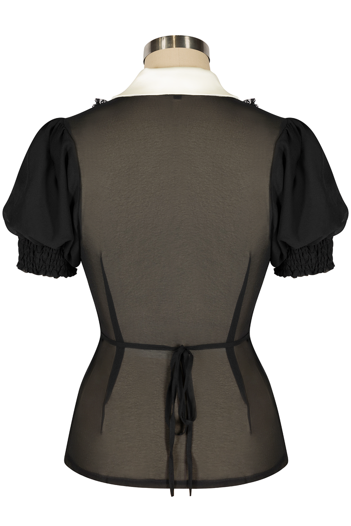 Kitten Noir Blouse (Black)