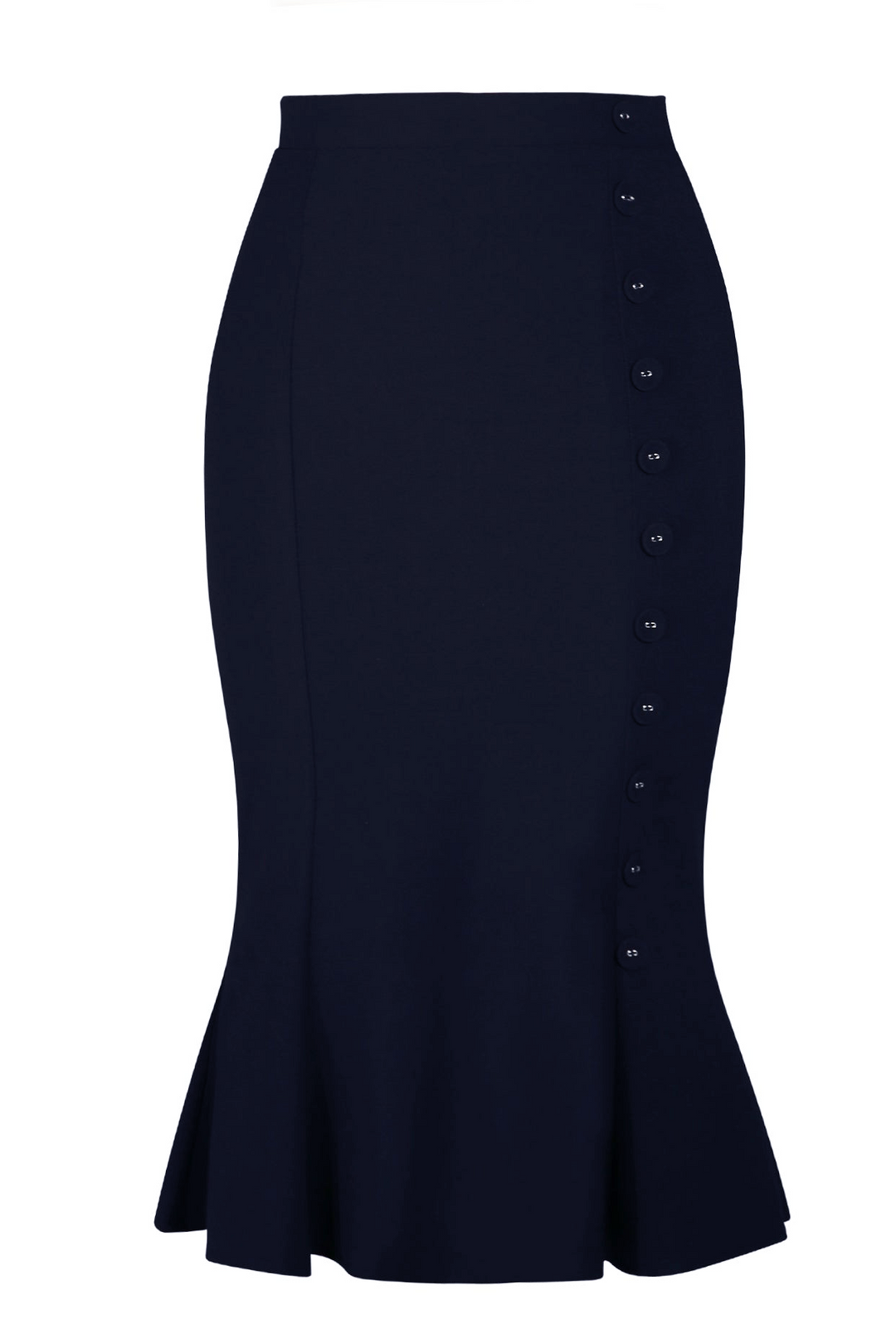D'Amour Mermaid Wiggle Skirt (Navy)