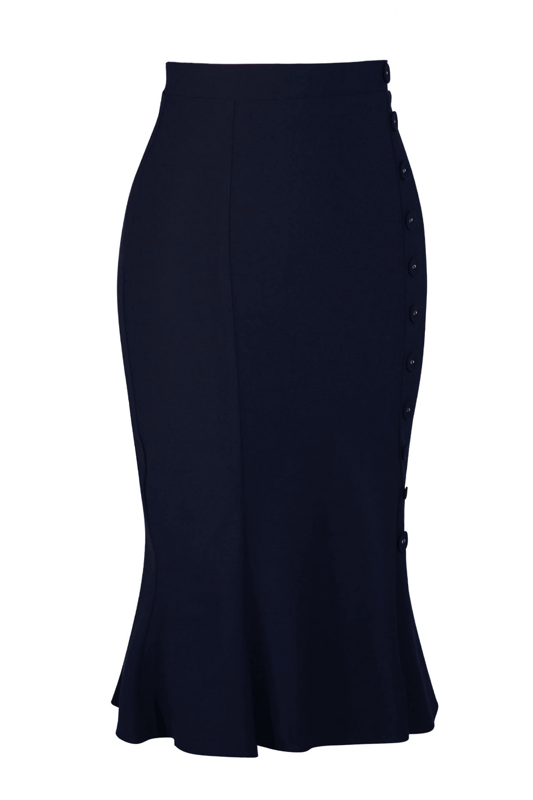 D'Amour Mermaid Wiggle Skirt (Navy)