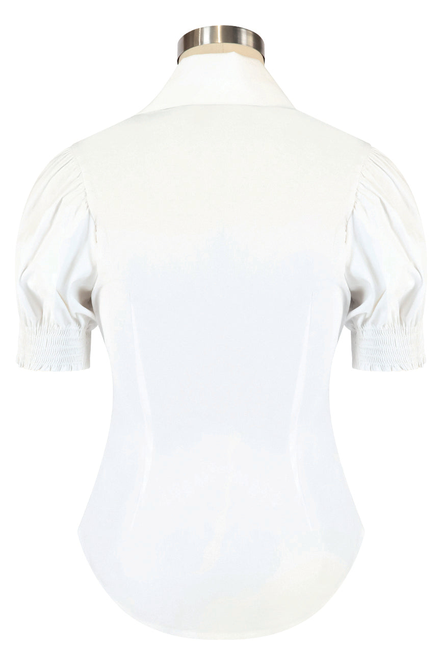 Miss Manhattan Frill Blouse (Off White)