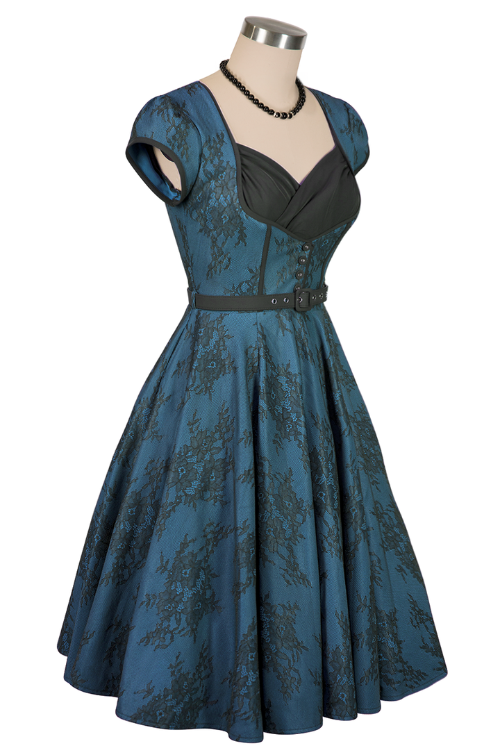 Office Affair Encore Dress (Teal)