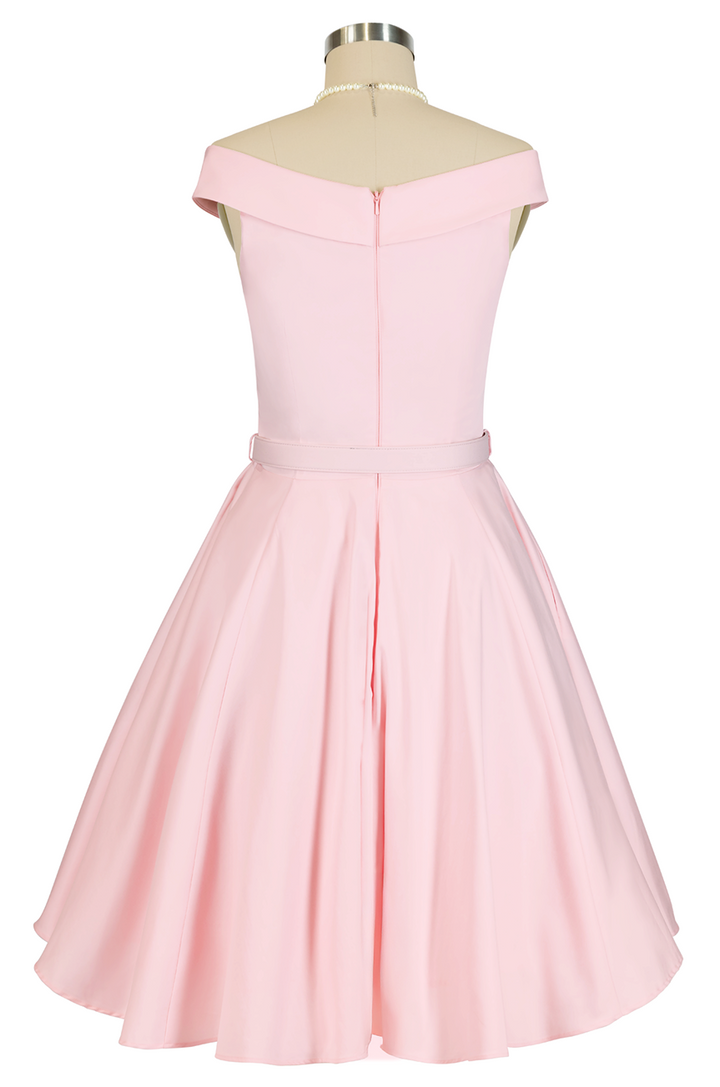 Oriana Belted Dress (Pink)
