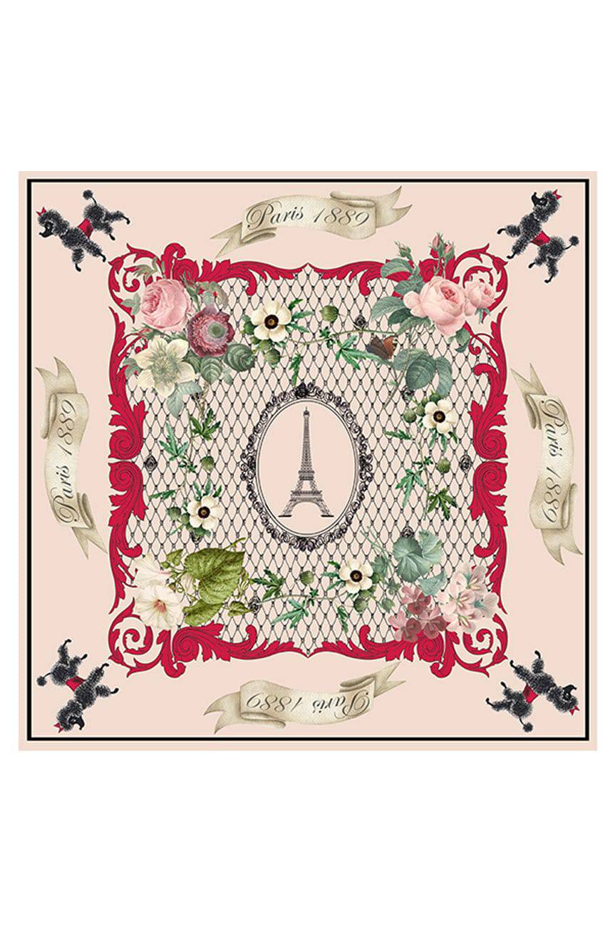 Poodles In Paris Scarf - Kitten D'Amour