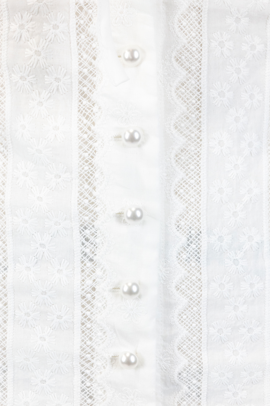 Porcelain Blouse With Singlet