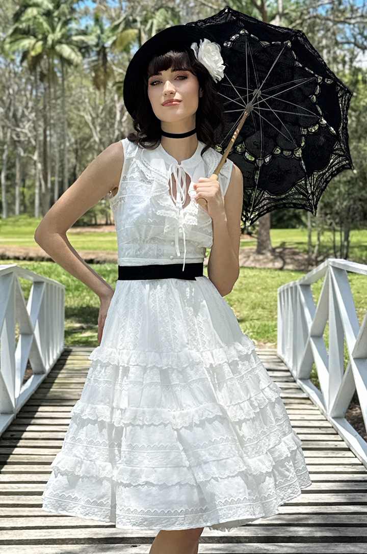 Porcelain Blouse With Singlet