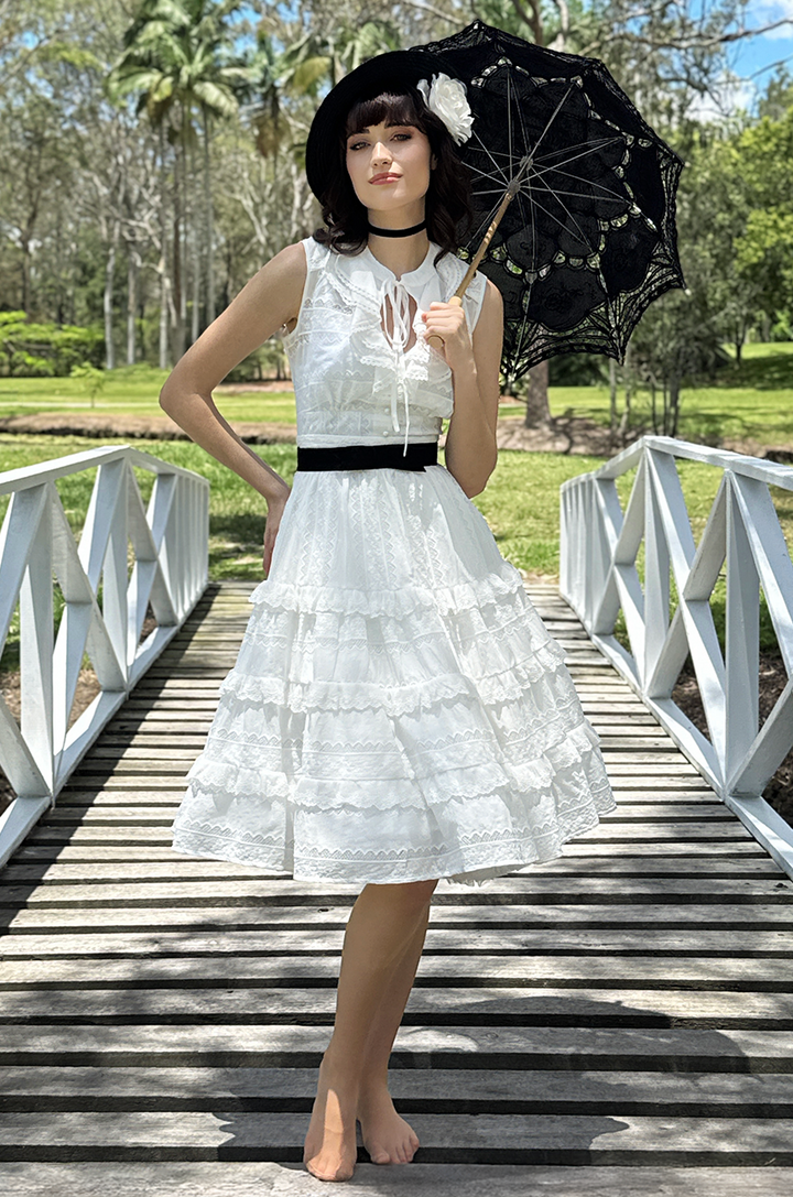 Porcelain Blouse With Singlet