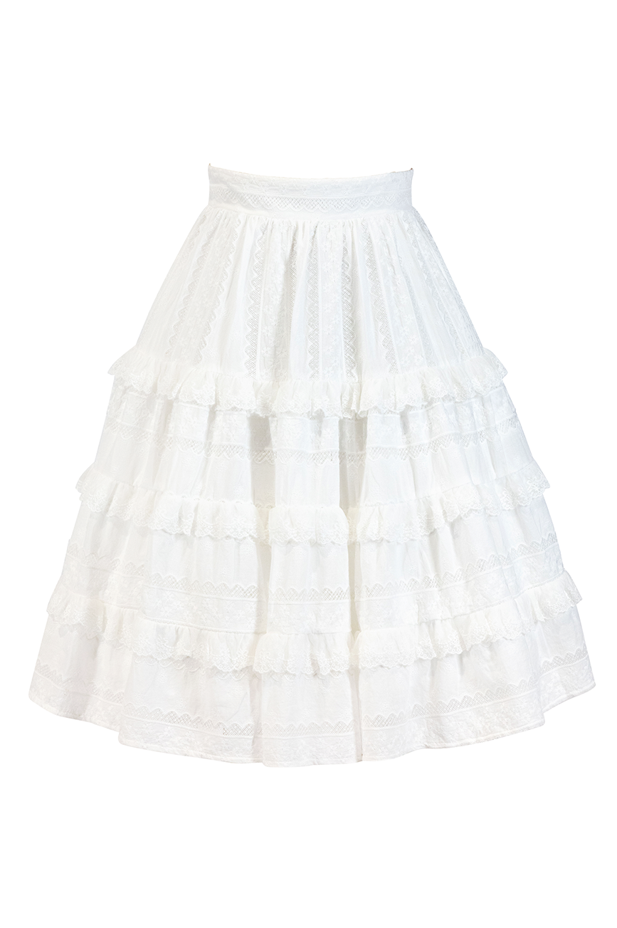 Porcelain Full Skirt