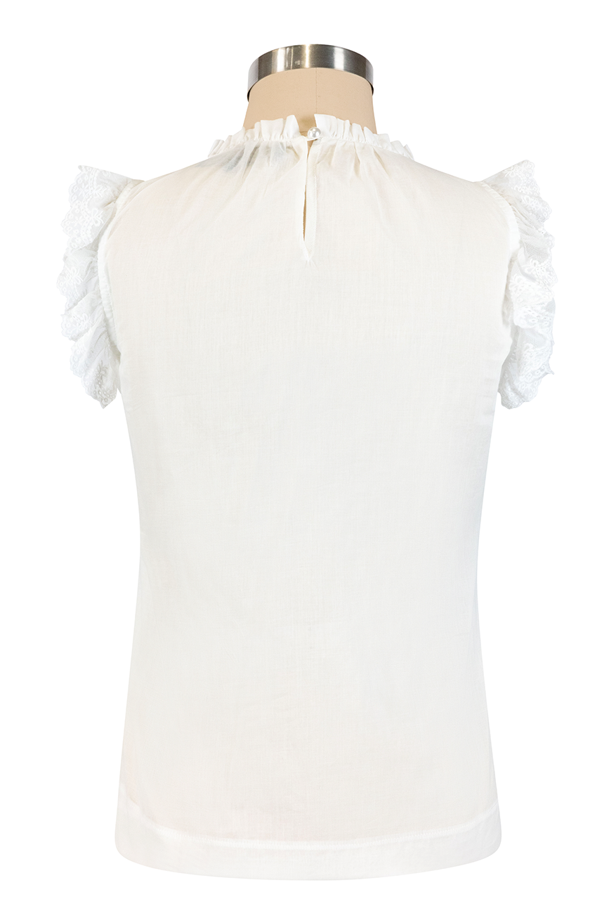 Porcelain Smock Top