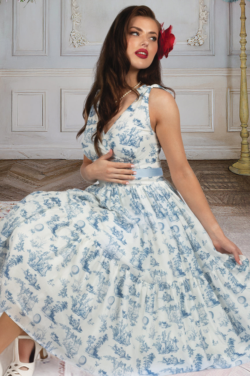 Provence Belted Dress 