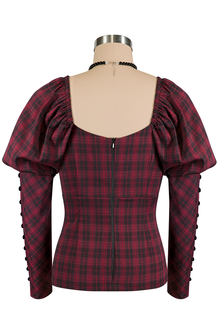 Rouge Noir Lapel Top