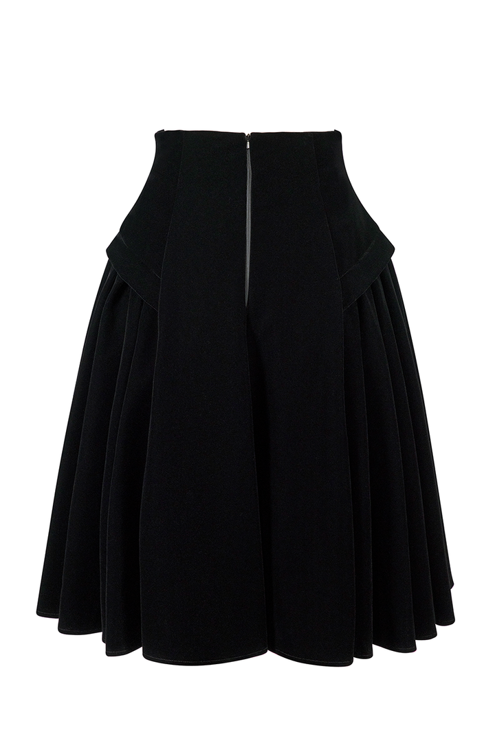 Rouge Noir Velvet Full Skirt