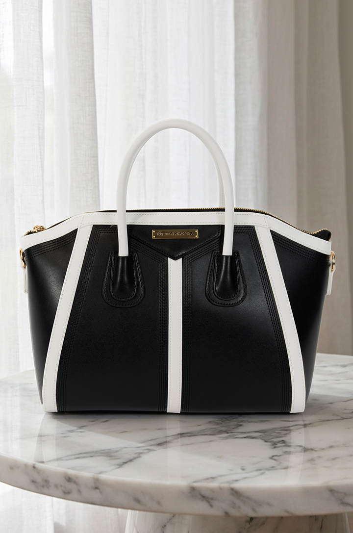 Ruby-Jean Handbag (Black/White)