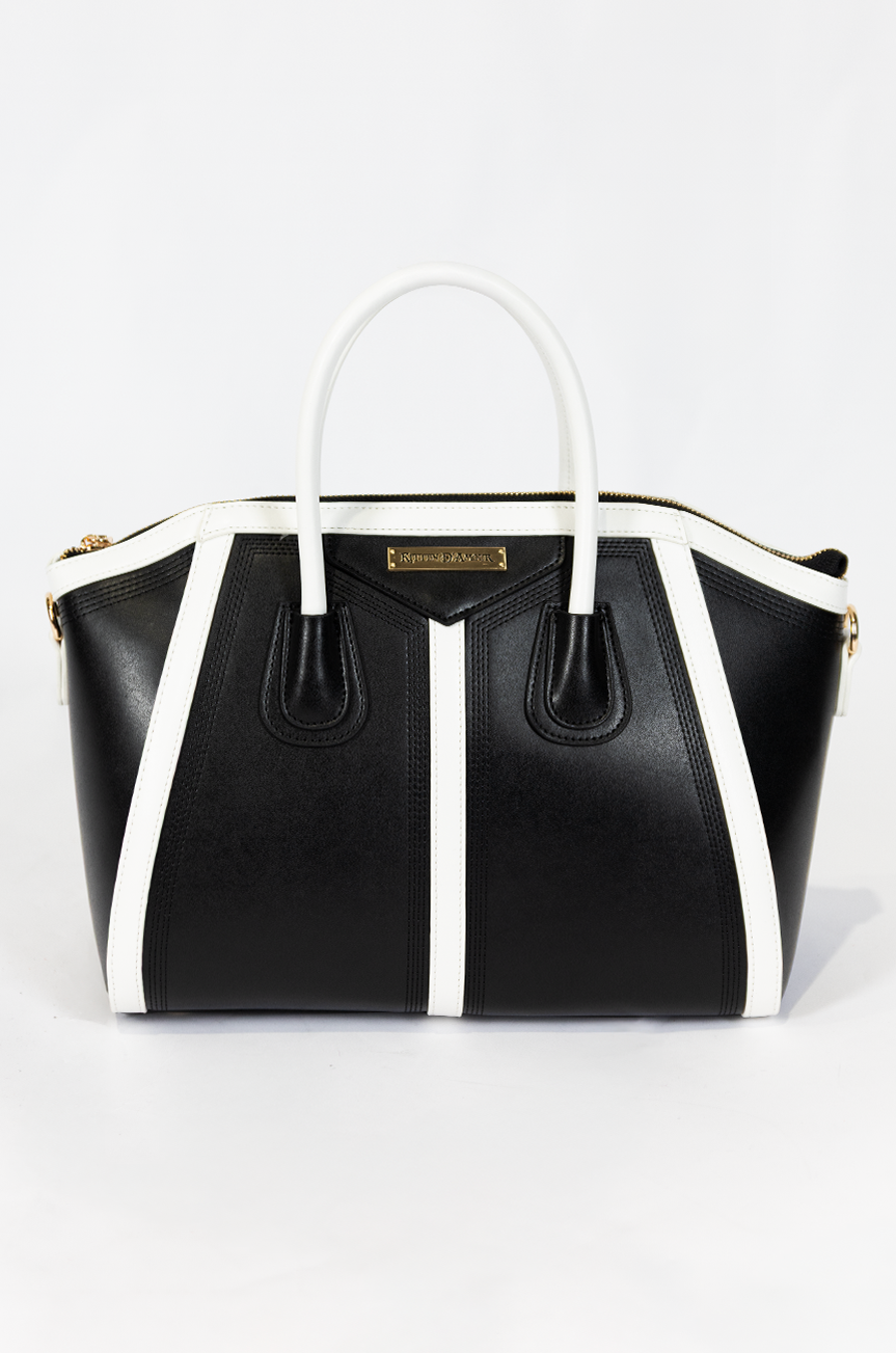 Ruby-Jean Handbag (Black/White)