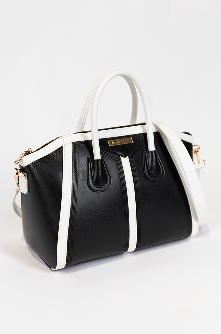 Ruby-Jean Handbag (Black/White)