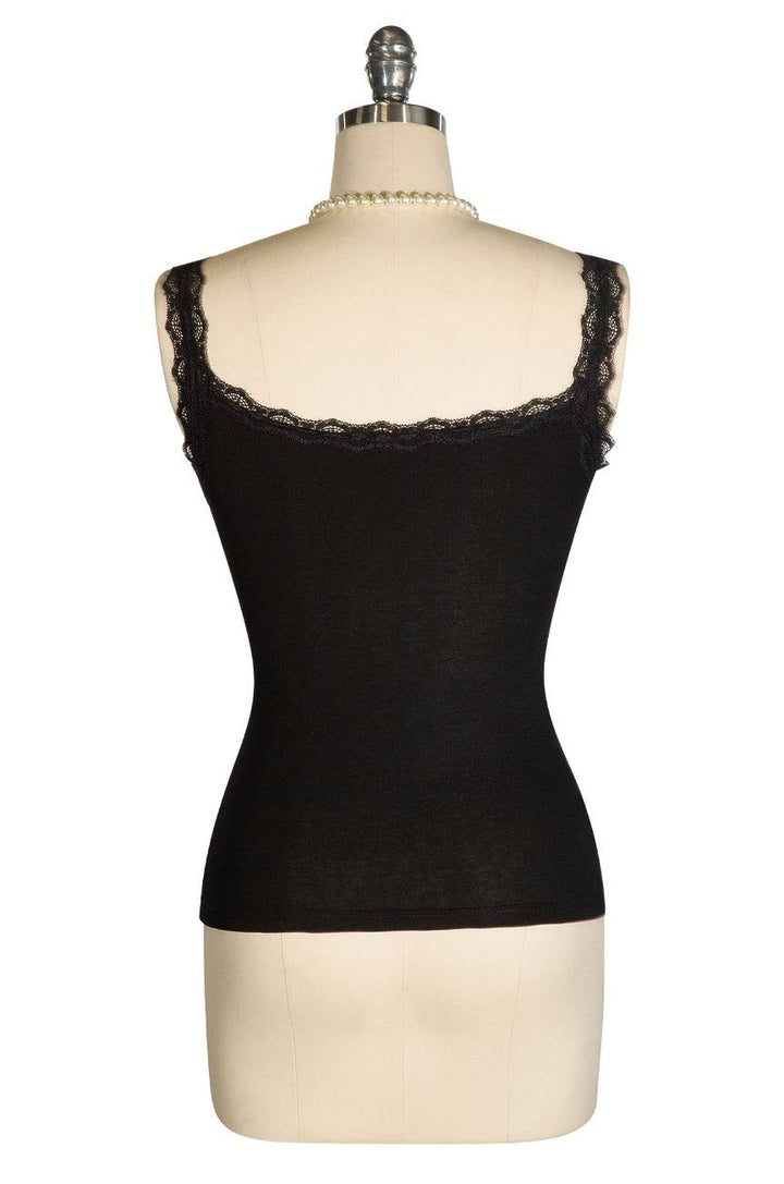 Follies D'Amour Singlet (Black) - Kitten D'Amour