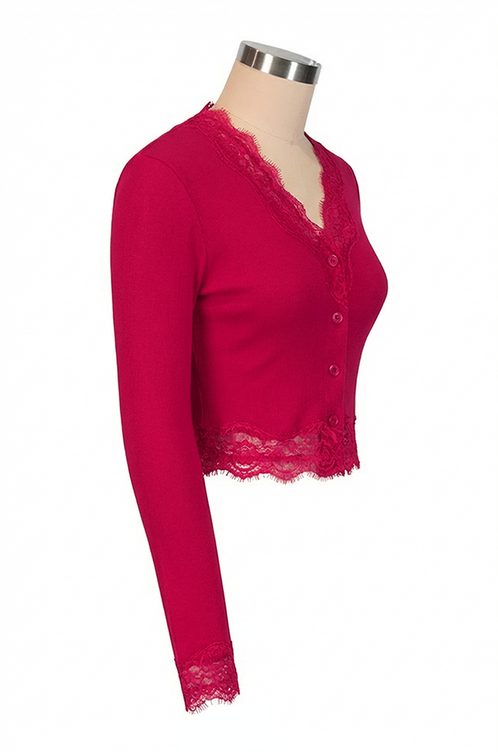 Harptree Village Follies Cardigan (Red)