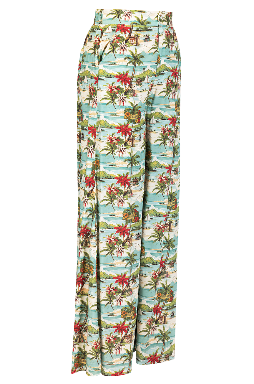 Tiki Island Wide Leg Pant