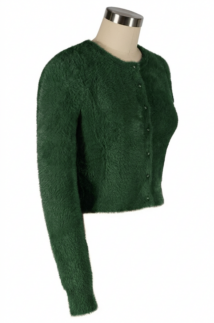 Powder Puff Cardigan (Green)